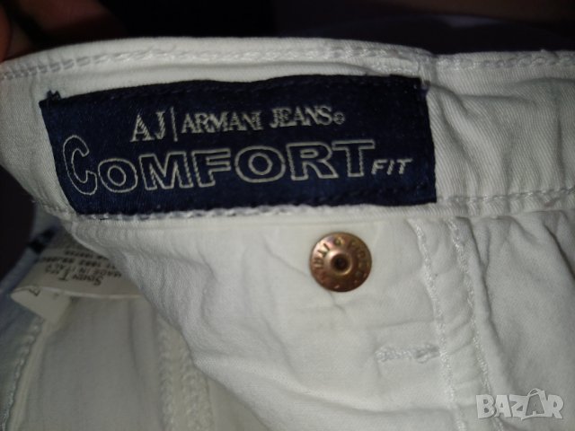 ,бял панталон Armani Jean's 31, снимка 3 - Панталони - 41082275