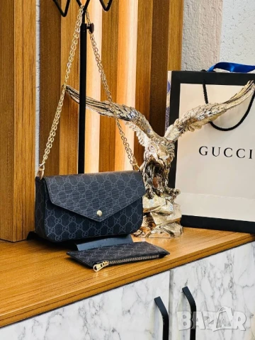 чанта и портмоне gucci , снимка 7 - Чанти - 51151194
