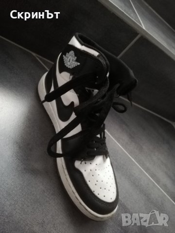 Jordan 1 Retro High 85 Black and White, реплика, снимка 2 - Кецове - 41931736