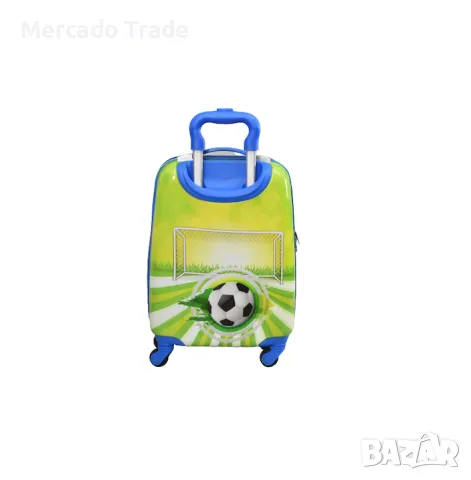 Детски куфар Mercado Trade, Поликарбон, Топка, Различни размери, снимка 3 - Куфари - 47701317
