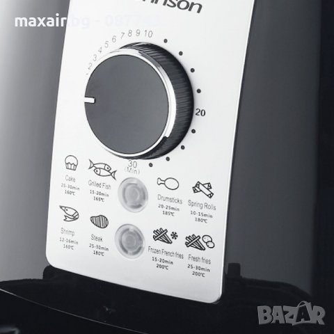 Фритюрник Air Fryer Rohnson R-2827 * Гаранция 2 години , снимка 4 - Фритюрници - 39069995