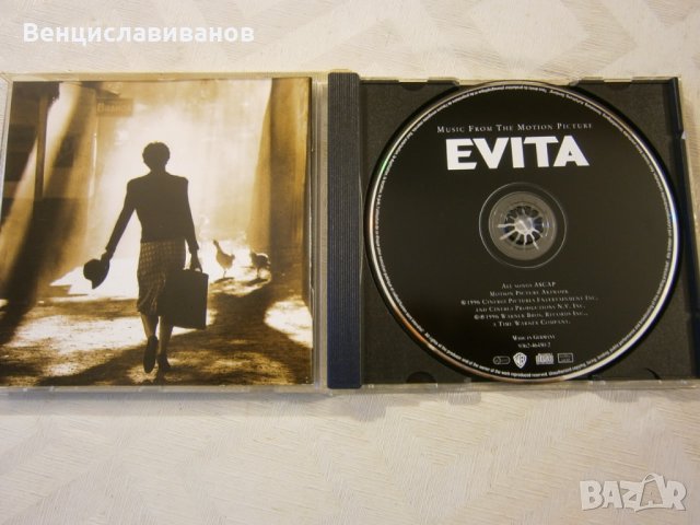 EVITA - music from the motion picture / ОРИГИНАЛЕН ДИСК , снимка 2 - CD дискове - 35881303