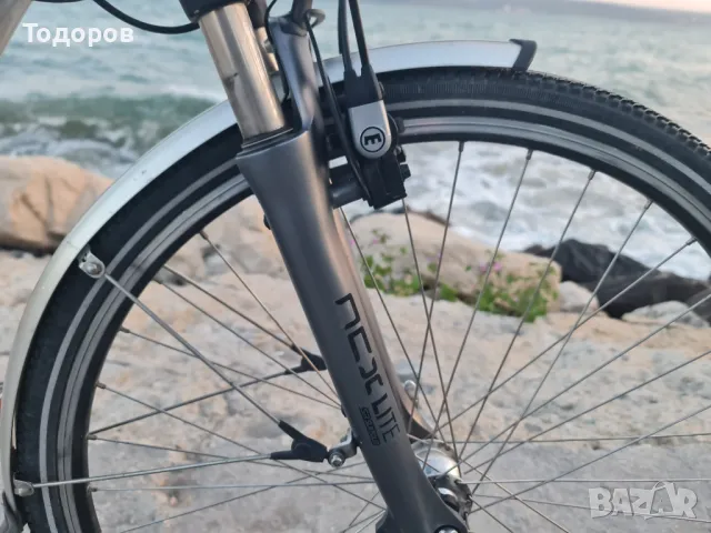 Качествен швейцарски електрически велосипед колело Flyer Panasonic 36 волта, снимка 14 - Велосипеди - 50320568