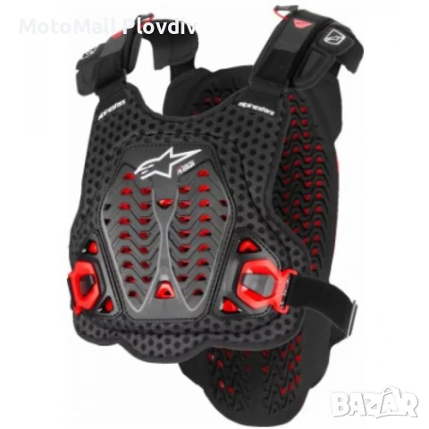 Протекторна броня ALPINESTARS A-5 PLASMA CHEST PRO BLK/RD/WHT, снимка 2 - Аксесоари и консумативи - 51059709