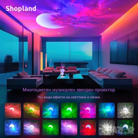 Детски проектор "Астронавт" с дистанционно управление, снимка 5 - Други - 48611210