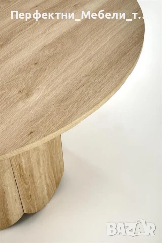 Луксозна маса-маса МДГ дъб- за 8-10 човека с диам. 120 см., снимка 3 - Маси - 50532589