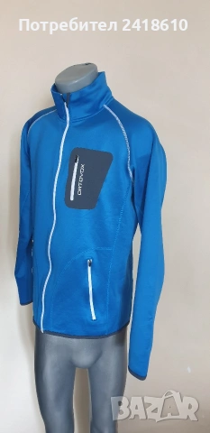 ORTOVOX Merino Inside Stretch Full Zip Mens Size L ОРИГИНАЛ! Мъжко горнище с цял цип - тик яке!, снимка 9 - Спортни дрехи, екипи - 53668746