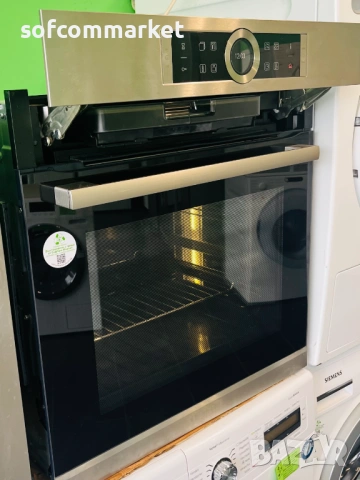Фурна за вграждане Bosch от Серия 8 с Пара и Гаранция, снимка 4 - Печки, фурни - 53190292