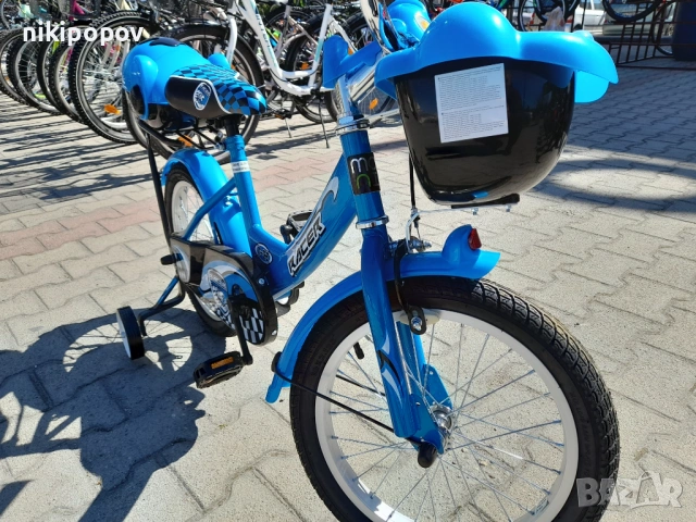 MONI Велосипед 16" 1682 син, снимка 5 - Велосипеди - 53759542