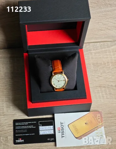 Tissot Carson Automatic 35.5 mm 18K Yellow Gold, снимка 2 - Мъжки - 53647572