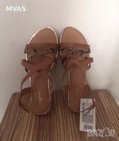 Нови -35% дамски ниски сандали 38 размер Camel бежови кафяви, снимка 4 - Сандали - 41347877