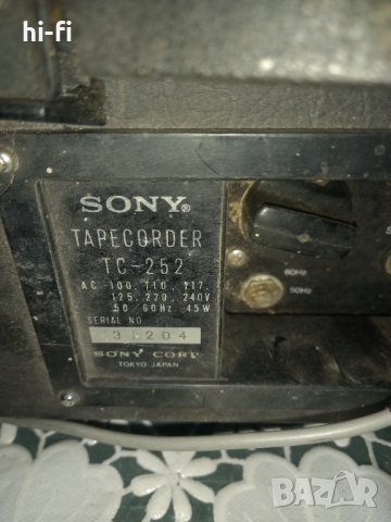 Магнетофон sony tc 252, снимка 2 - Декове - 39826851