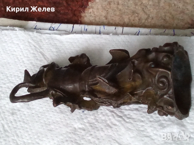 Бронзова фигурка статуетка 52750, снимка 6 - Антикварни и старинни предмети - 53220954