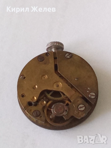 Механизъм с циферблат от стар ръчен часовник 52125, снимка 3 - Мъжки - 52262351
