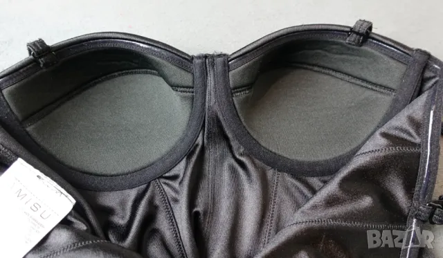 Amisu XS/S сатенено късо бюстие/топ, снимка 10 - Корсети, бюстиета, топове - 47740910