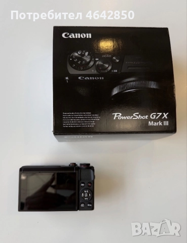 НОВ Canon G7X Mark iii, снимка 2 - Фотоапарати - 52677068