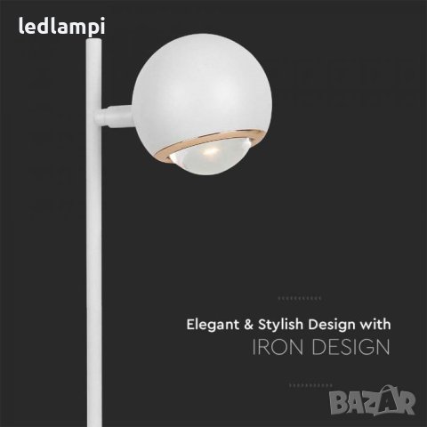 Настолна LED Лампа 6W Бяла Топло Бяла Светлина, снимка 2 - Настолни лампи - 41737530