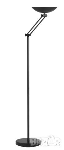 Продавам нова LED лампа Unilux Dely 30W с регулируема стойка, височина 1.8 м, черна