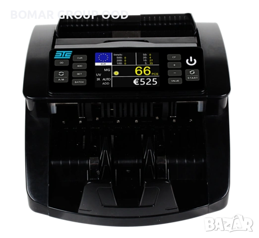 Професионална машина за броене на евро с тройна детекция, снимка 4 - Оборудване за магазин - 53591888