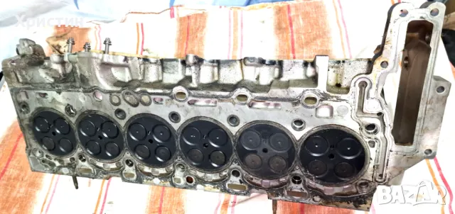 Двигател BMW X5 40D N57D30B 313 кс. - Цилиндрова глава окомплектована, снимка 2 - Части - 48925678