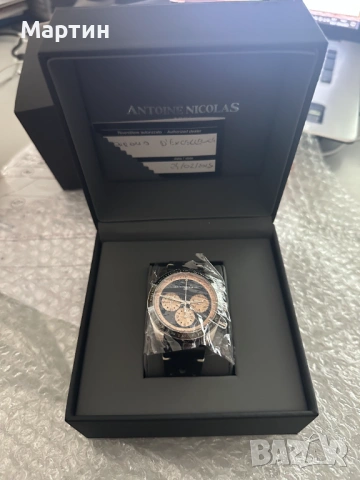 Нов - Механичен часовник - Antoine Nicolas - Le Mans - хронограф, снимка 7 - Мъжки - 53286933