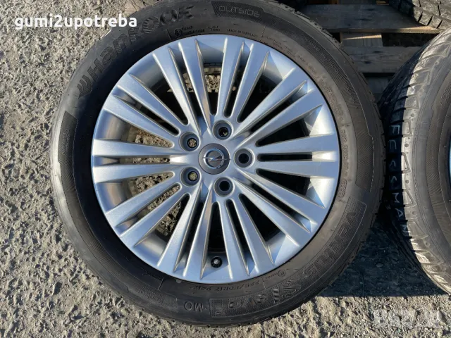 17 джанти 5х115 Opel Zafira ОПел Зафира 7J et44 225/50/17 Hankook 2022, снимка 3 - Гуми и джанти - 49260948
