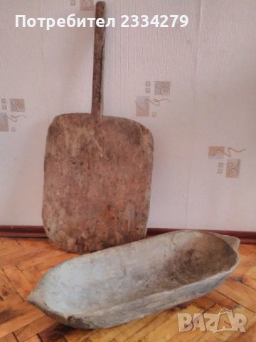 Автентични дървени софри, лопата изработени през възрождението., снимка 6 - Антикварни и старинни предмети - 41119398