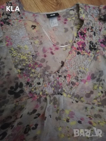 Ризка/блузка H&M, размер 44, снимка 2 - Ризи - 41957179
