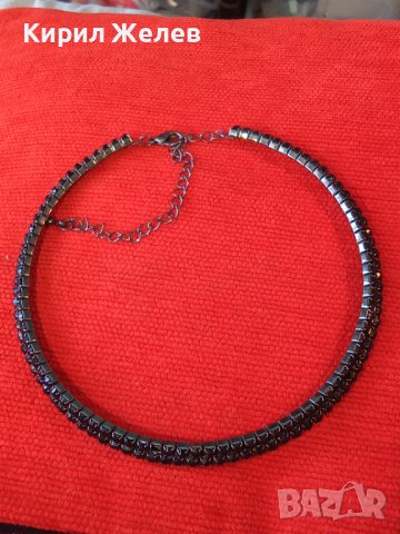 СТИЛНО ВЕЧЕРНО ВИНТИДЖ АРТ КОЛИЕ ОГЪРЛИЦА НАКИТ 27947, снимка 3 - Колиета, медальони, синджири - 37093567
