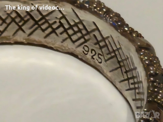 Сребърна дамска гривна , снимка 6 - Гривни - 52835922