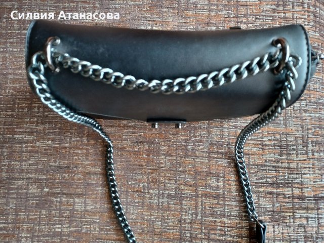 Чанта кожа черна, снимка 9 - Чанти - 42231713