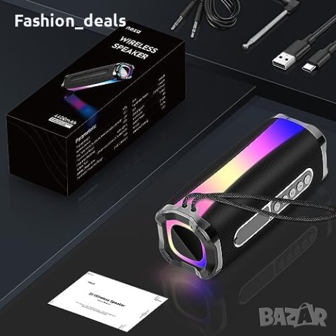 Нов Преносими водоустойчив Bluetooth 5.1 високоговорители 20W HD Тонколона, снимка 6 - Тонколони - 41998043