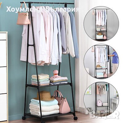 Подвижен рафт за обувки и дрехи тип щендер, снимка 5 - Други стоки за дома - 41267160