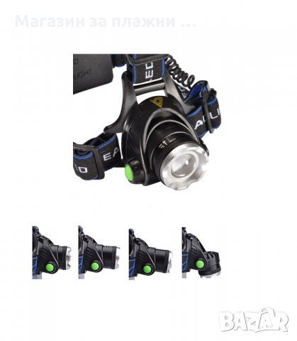 ЧЕЛНИК ЗА ГЛАВА LED HEADLAMP ZOOM ФОКУС С АКУМУЛАТОРНИ БАТЕРИИ - код H19, снимка 4 - Къмпинг осветление - 34292708