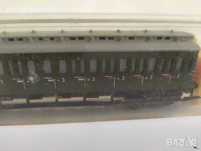 Стара играчка вагон/влакче, снимка 2 - Антикварни и старинни предмети - 53593782