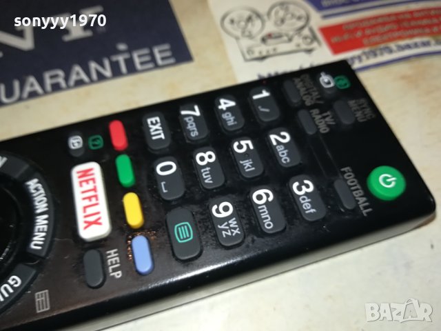sony RMT-TX100D netfix original remote 1806231523, снимка 9 - Дистанционни - 41244538