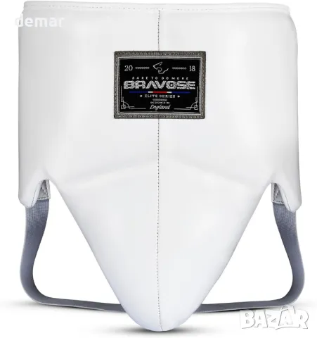 Bravose Elite2.0 Протектор за слабините от телешка кожа за тренировки по карате, таекуондо и др