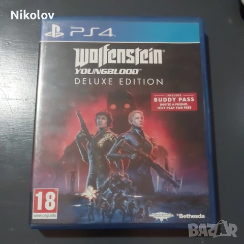 Wolfenstein Youngblood Deluxe Edition PS4 (Съвместима с PS5), снимка 2 - PlayStation конзоли - 53618733