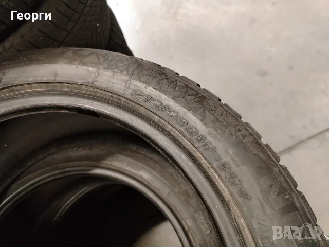 2бр.зимни гуми 215/50/17 Nexen, снимка 2 - Гуми и джанти - 56336663
