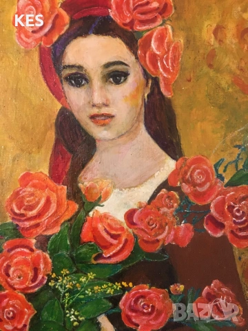 Рози, снимка 2 - Картини - 53236291