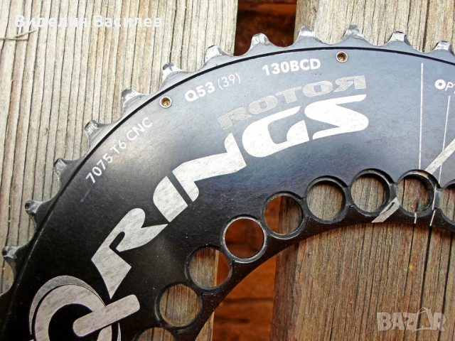 Rotor Q Rings /bcd 130*5 плоча за шосеен велосипед 53 зъба/, снимка 2 - Части за велосипеди - 33707249