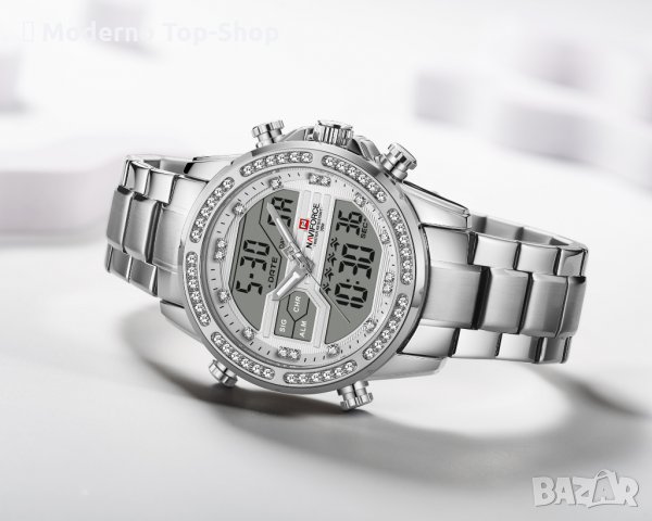 Мъжки часовник NaviForce многофункционален NF9190 SW., снимка 3 - Мъжки - 34793190