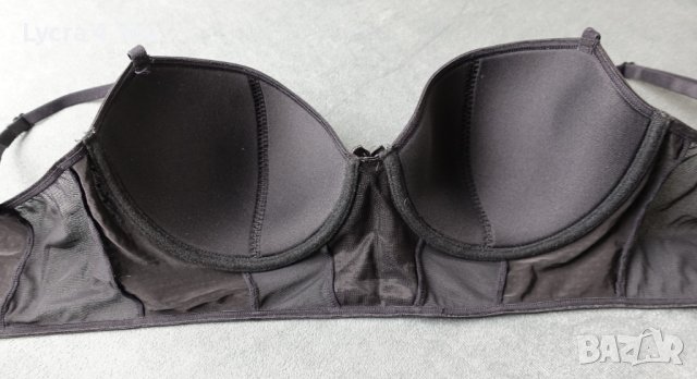 85C Cottelli Collection страхотен черен сутиен на лъскави точки, снимка 11 - Бельо - 41191881