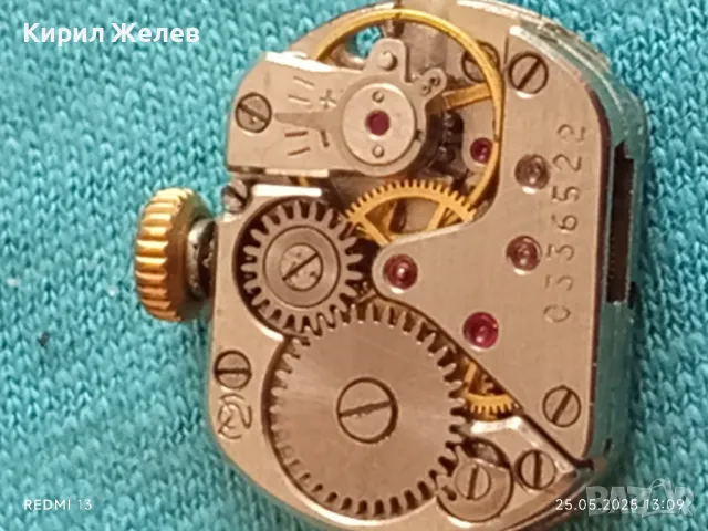 Стар механичен часовник дамски СССР за части ремонт КОЛЕКЦИЯ 48064, снимка 6 - Антикварни и старинни предмети - 50419520