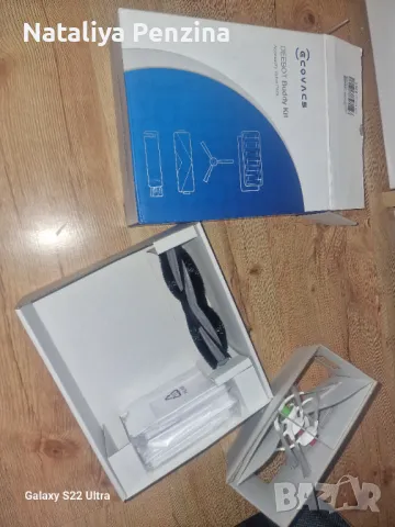 ECOVACS Buddy Kit (главна четка, странична четка, филтър) - оригинални аксесоари за X1 Omni/T10 Turb, снимка 3 - Прахосмукачки - 48790159