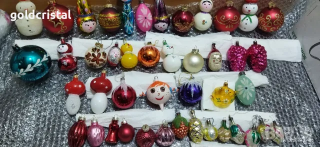 Стари стъклени играчки , снимка 3 - Антикварни и старинни предмети - 43369876