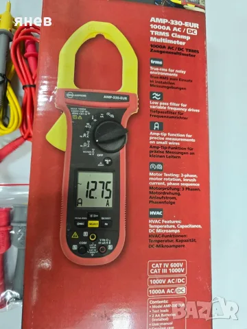 Амперклампметър Amprobe AMP-330, снимка 2 - Друга електроника - 56361193