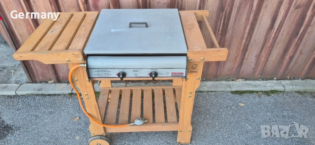 немско газово барбекю на газ скара чугун landman weber