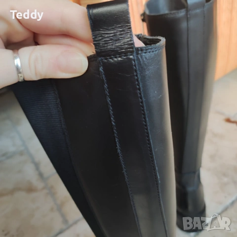 Стилни дамски ботуши, естествена кожа, размер 40, снимка 11 - Дамски ботуши - 53093973