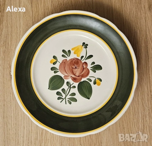 Комплект 6 оригинални чинии Villeroy & Boch серия Bauernblume ръчно рисувани